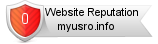 Myusro.info website reputation